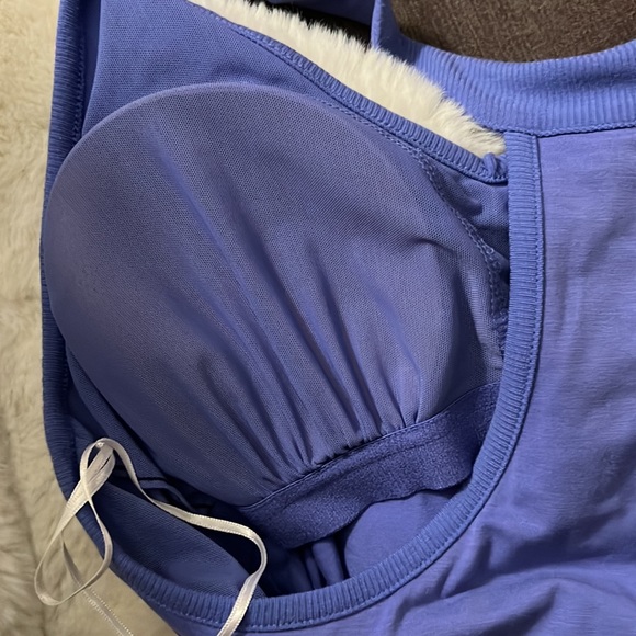 Athleta Lavender Tee Racerback Dress Size M - Picture 4 of 7